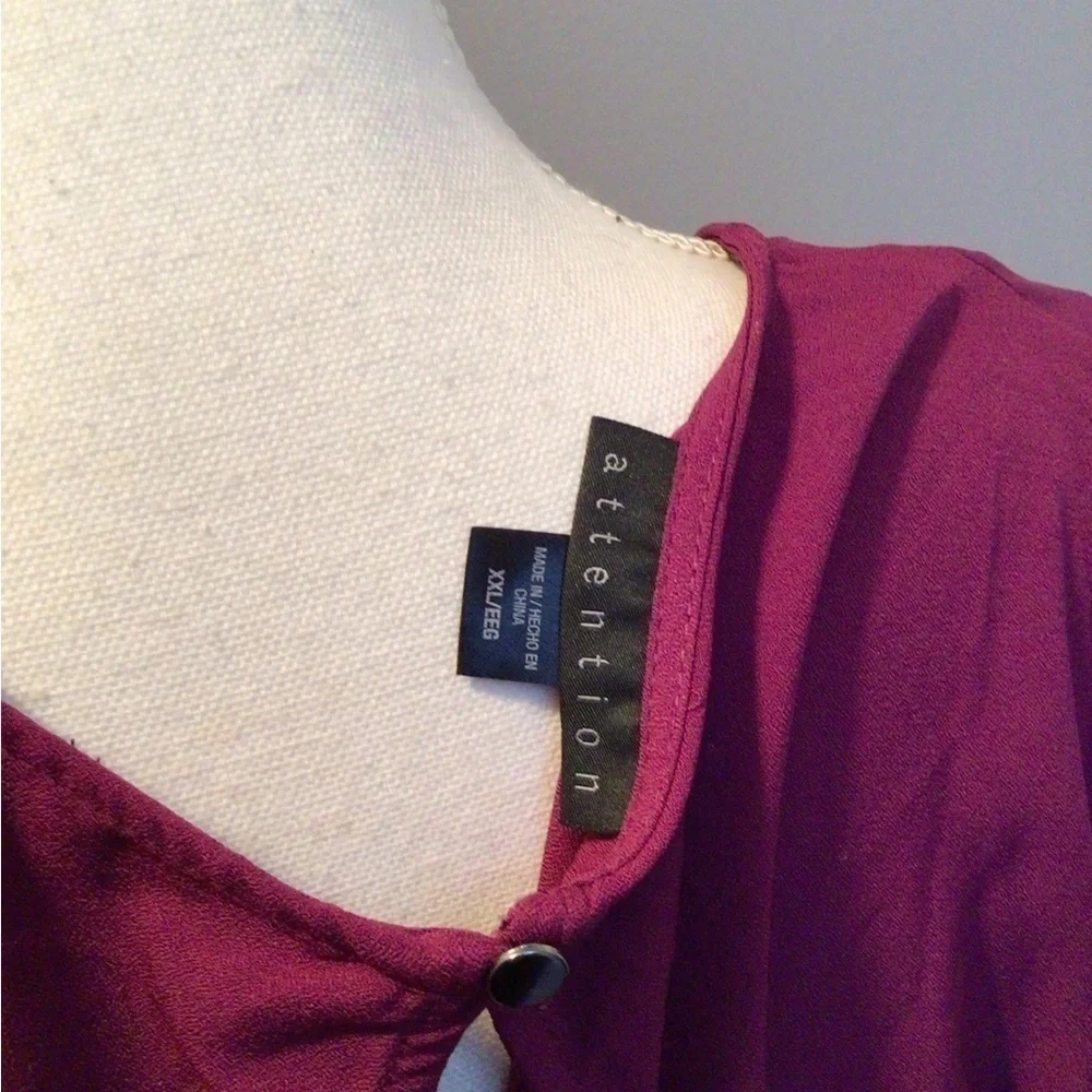 2xl Long purple Sleeve Dress (0004) - Picture 2 of 7